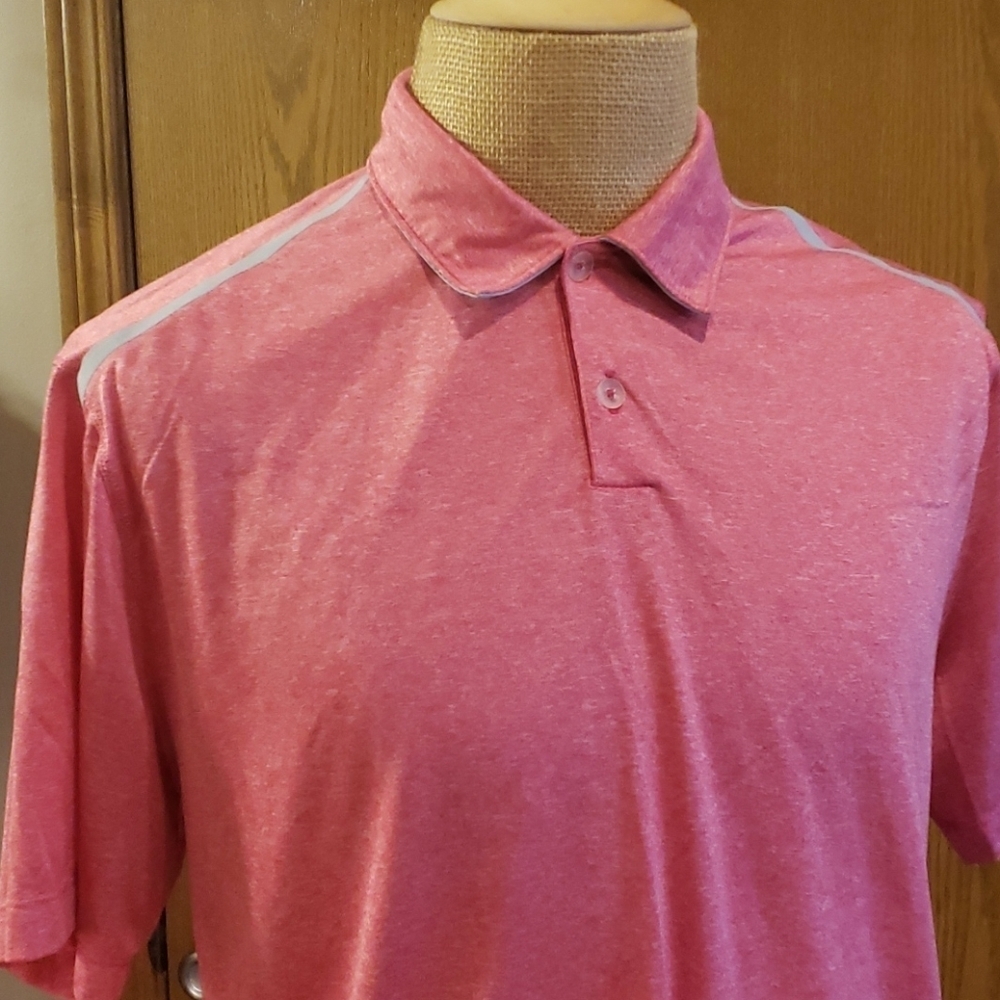 Nike pink polo reflective detailing 🔥 drifit